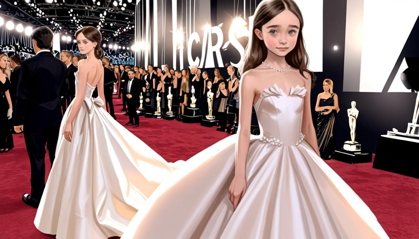 Raffey Cassidy dazzles at the 97th Academy Awards