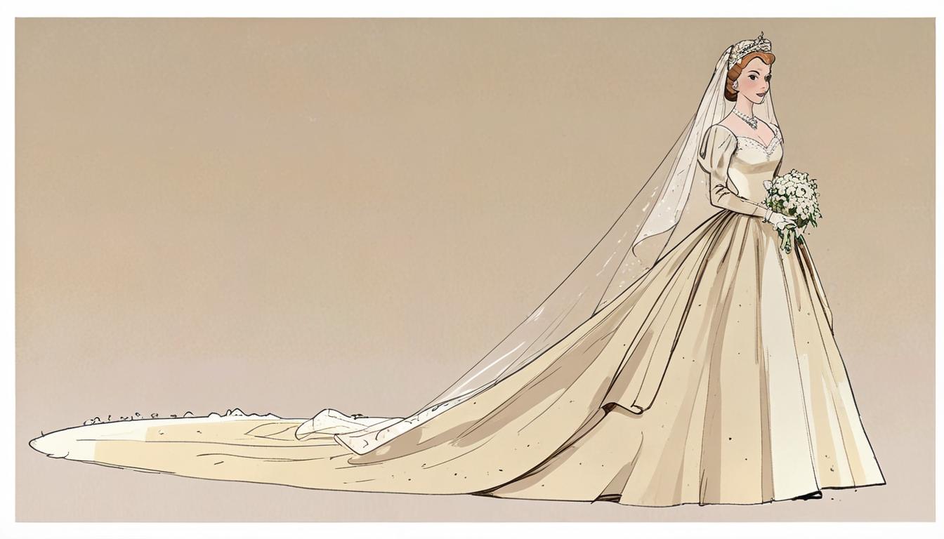 Princess Elizabeth’s wedding dress and the challenge of post-war rationing in Britain