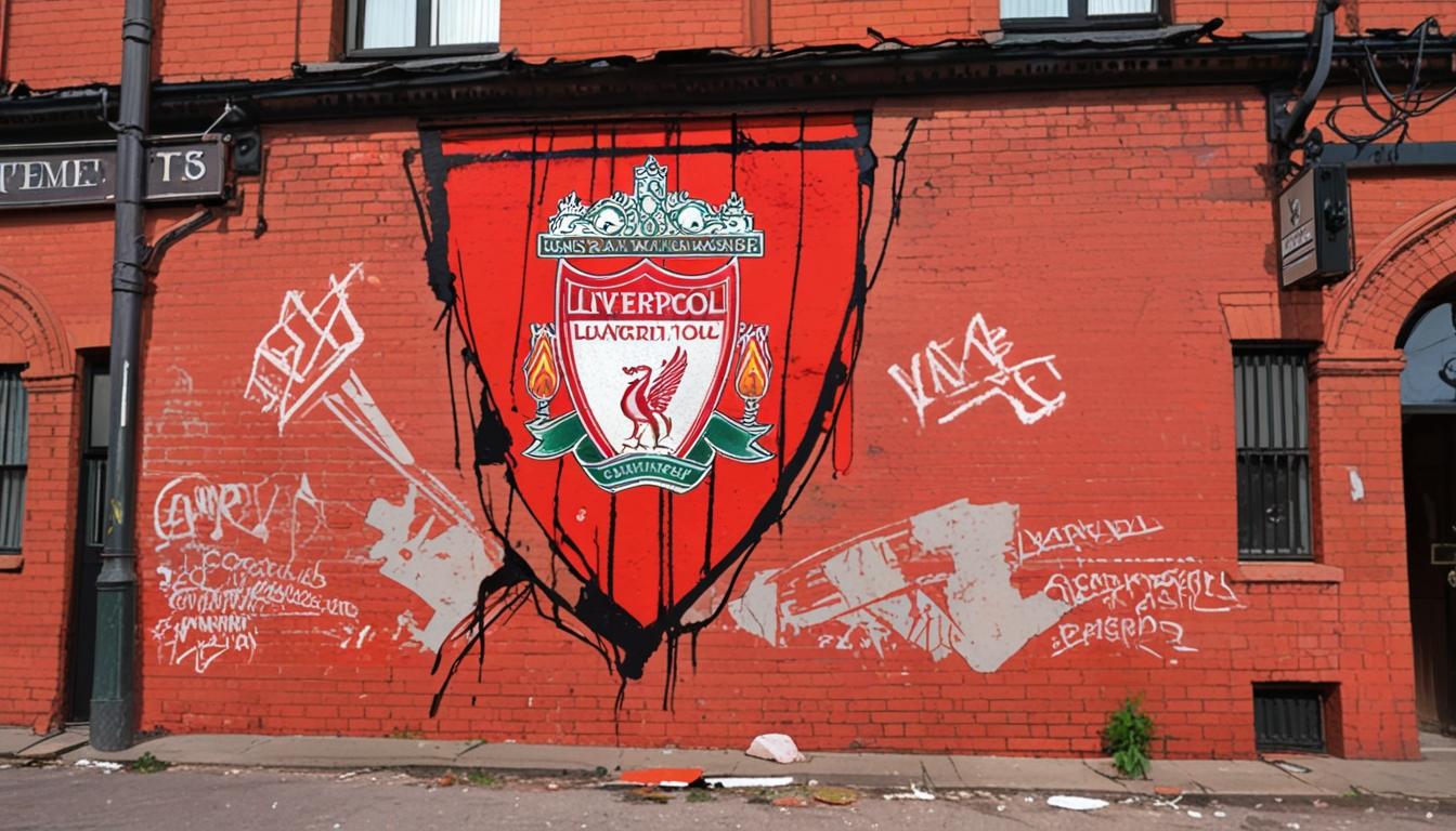 Liverpool FC mural celebrating 20th league title vandalised within 24 hours