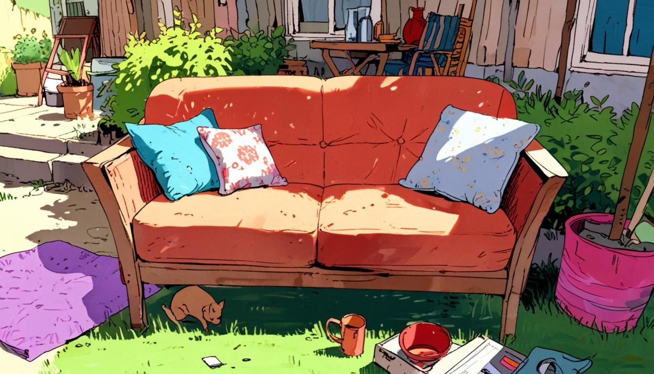 Abandoned sofa in Lydbrook becomes beloved community lounge and tourist attraction