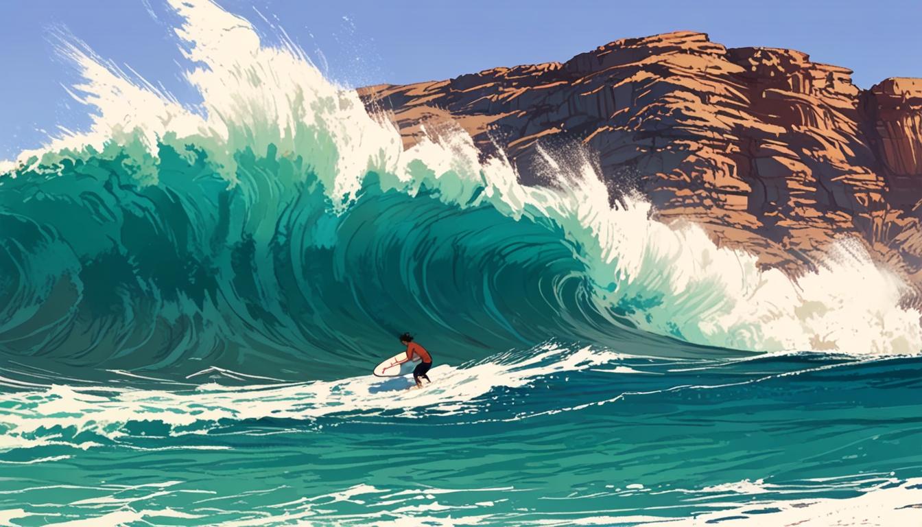 Nicolas Cage stars in intense new thriller The Surfer set on Australia's rugged coastline