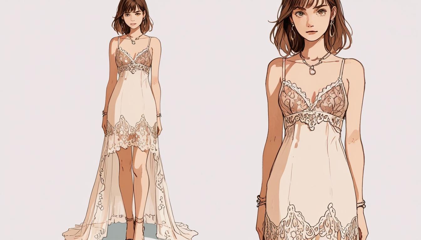 Slip dress makes a stylish comeback as 1990s fashion revival continues