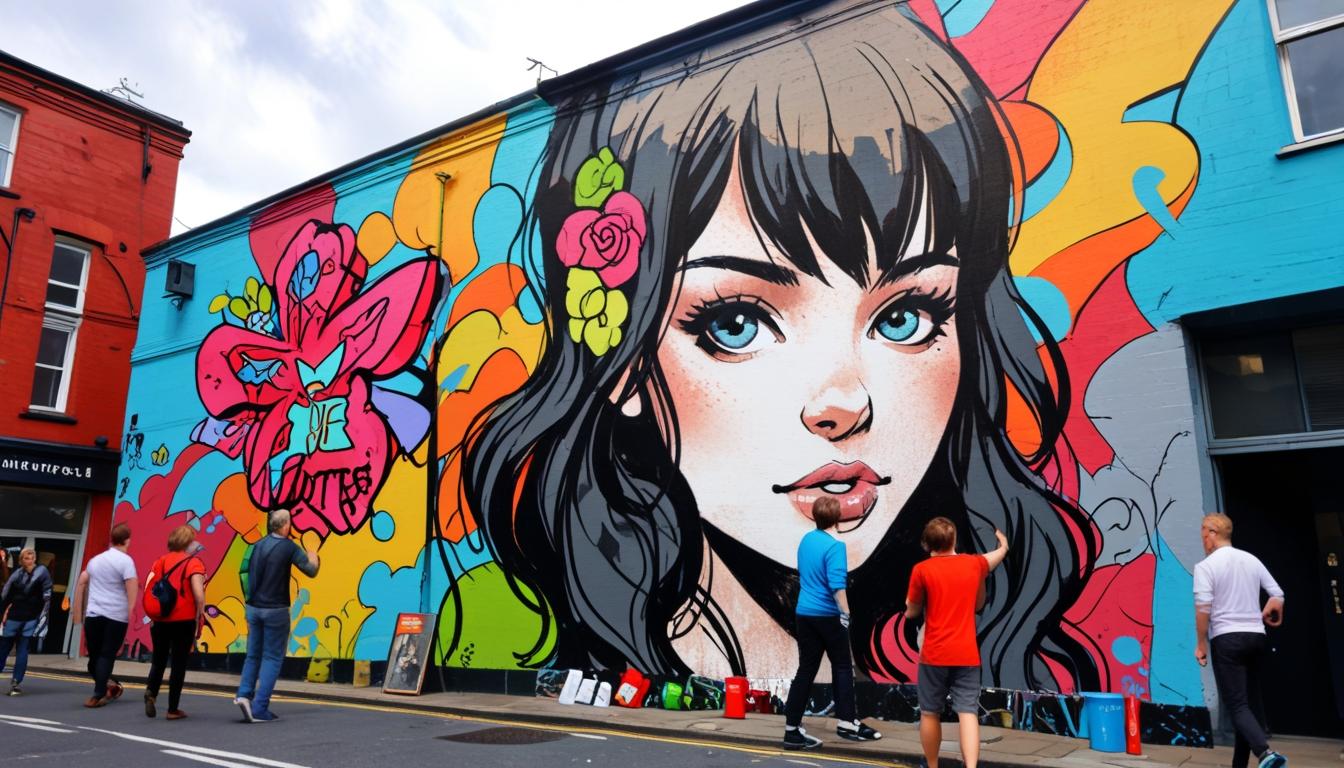 Belfast’s Hit the North festival sparks urban revival and cuts crime through street art