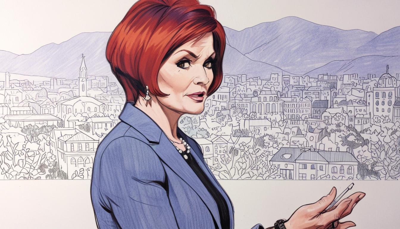 Sharon Osbourne urges Belfast rap group Kneecap to follow Bono’s example on political expression