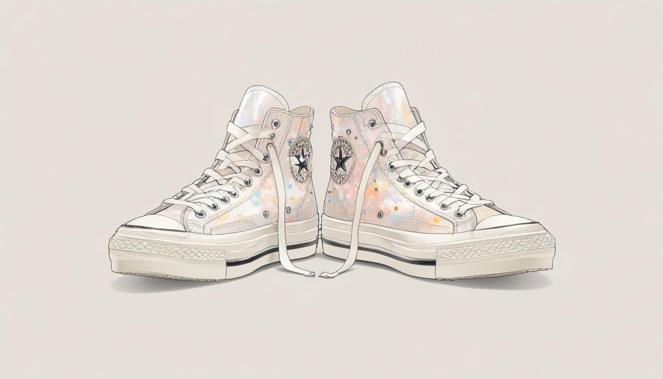 Converse and Swarovski launch crystal-studded Chuck 70s blending luxury with streetwear