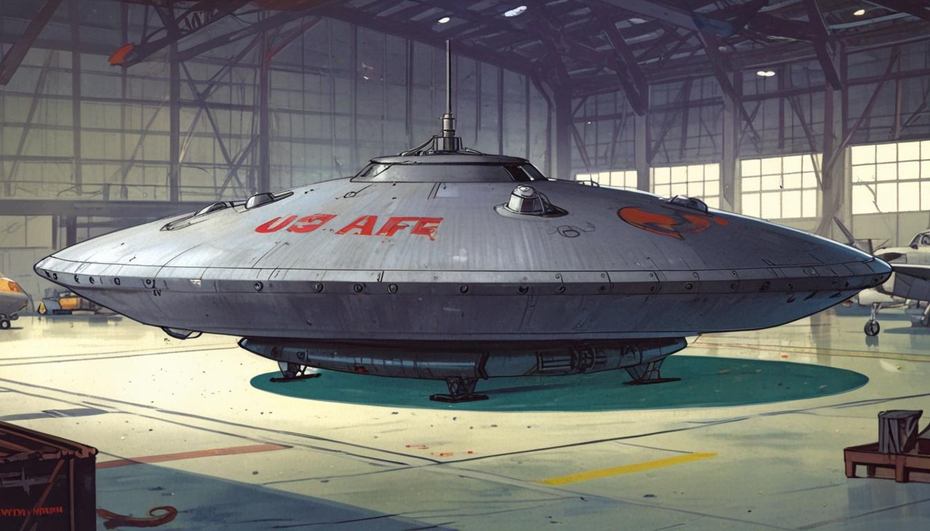 Former NASA doctor reveals classified footage of 20-foot Air Force flying saucer from the 1990s