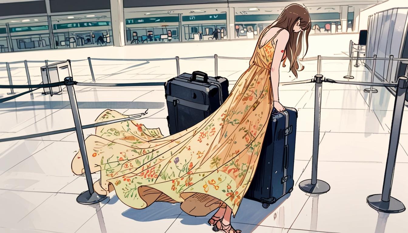 Pilot’s wife warns that flowy dresses may trigger airport security delays