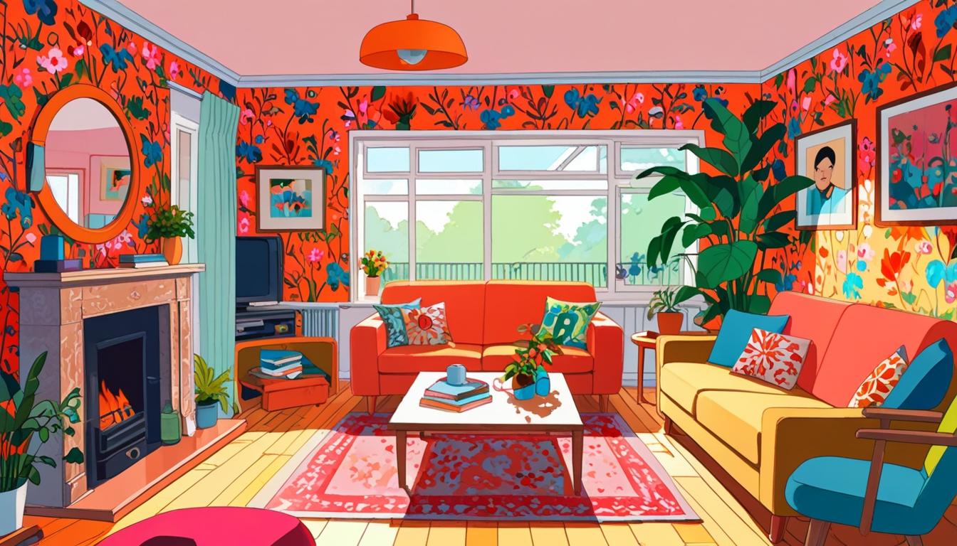 Retro 1970s home sparks viral debate with bold patterns and £250,000 price tag