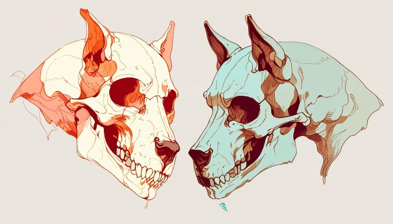 Selective breeding drives unexpected skull similarities in cats and dogs with major health risks