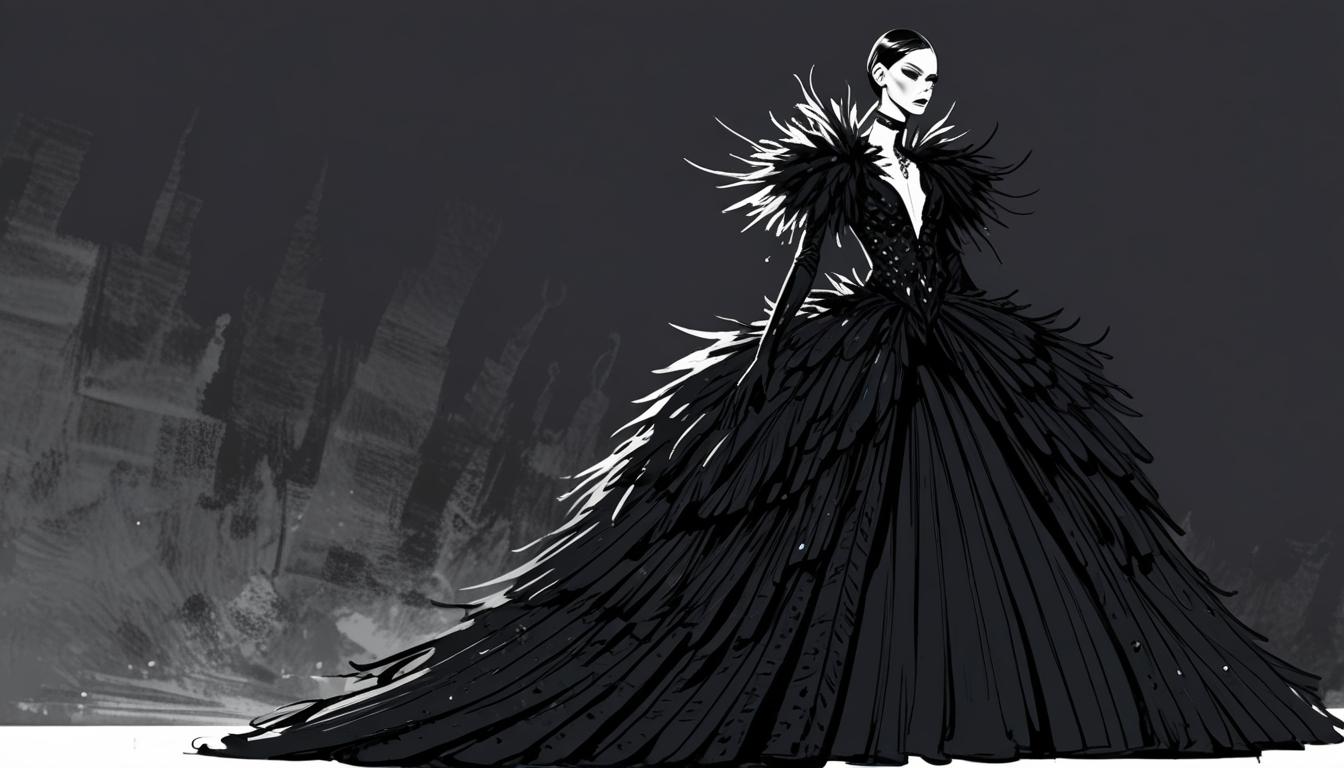 Met Gala 2025 inspires new horizons in digital character design with black style tailoring