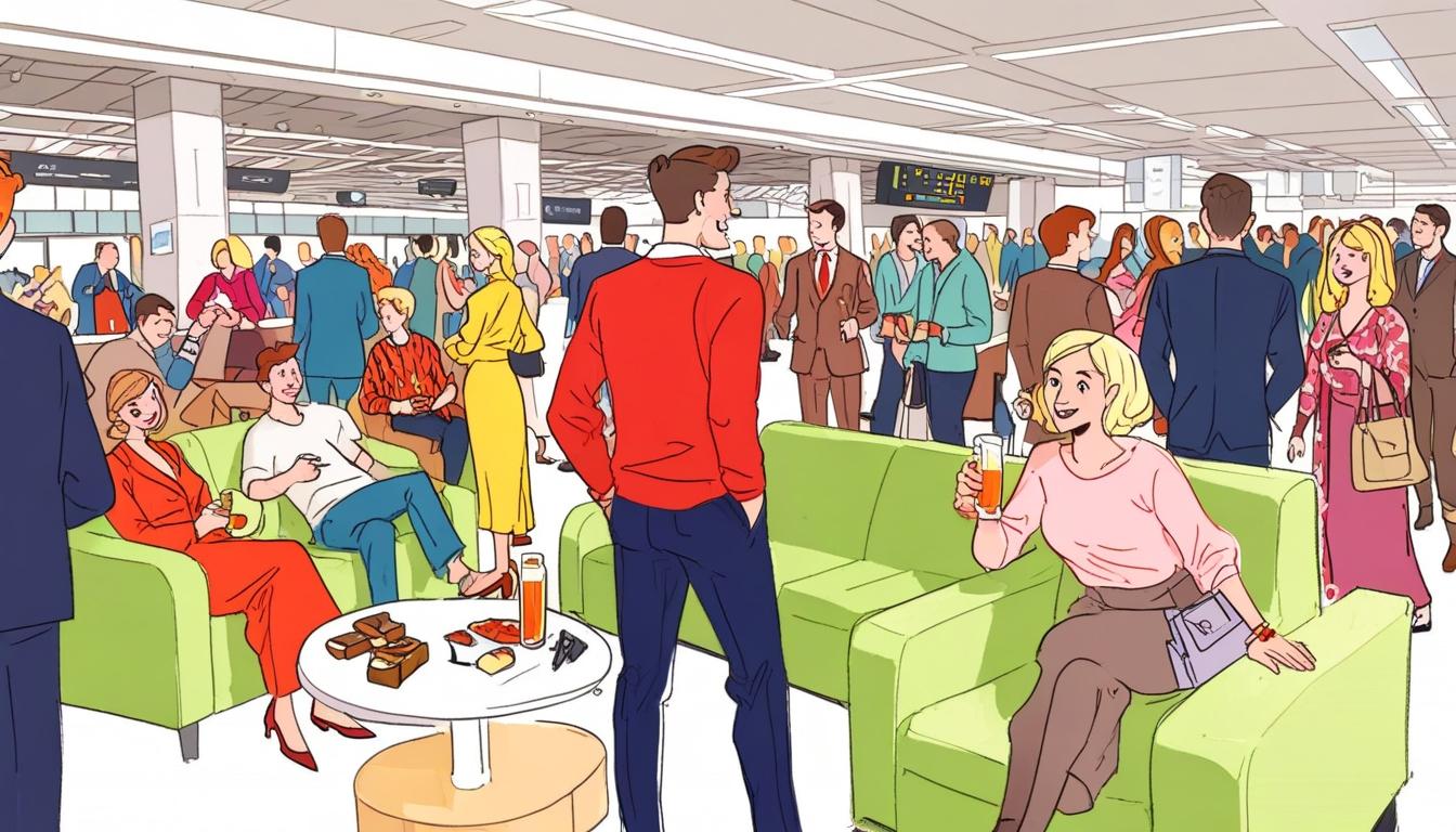 Britons embrace early airport drinking as part of holiday ritual despite moderation concerns