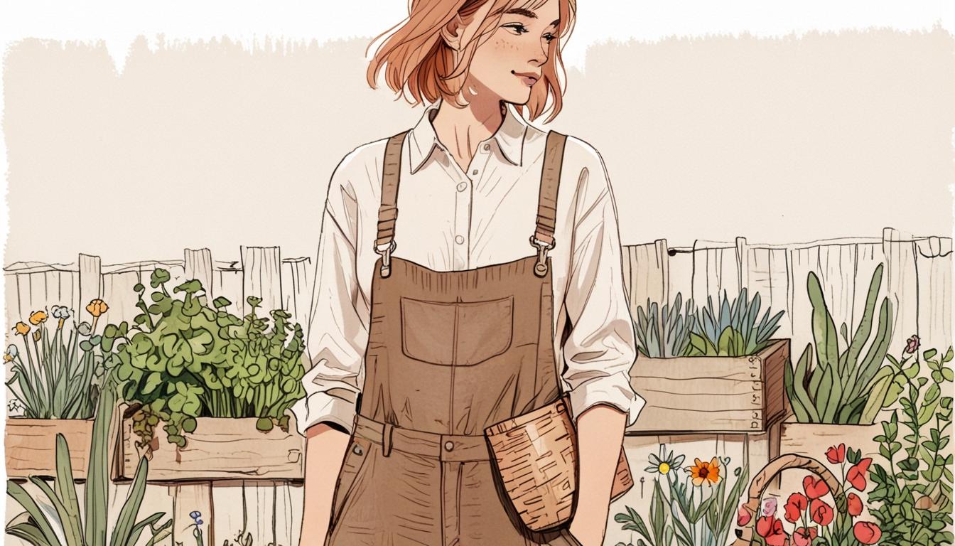 Allotment chic blends practicality and elegance in sustainable spring fashion