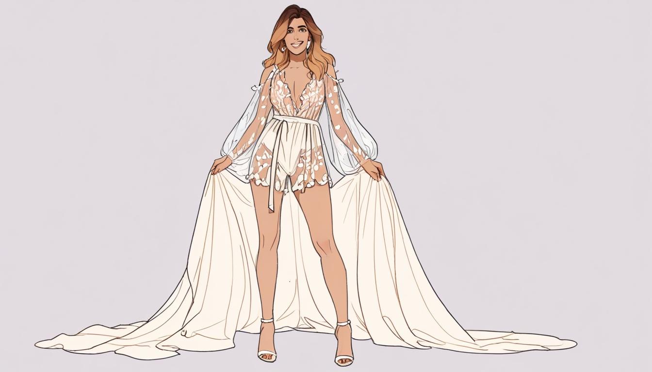 Stacey Solomon transforms wedding dress for BAFTA red carpet in bold sustainable fashion statement