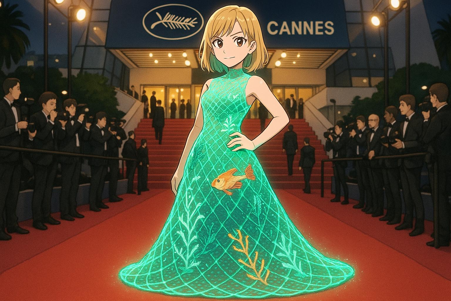 Becky Armstrong redefines Cannes glamour with groundbreaking sustainable fashion