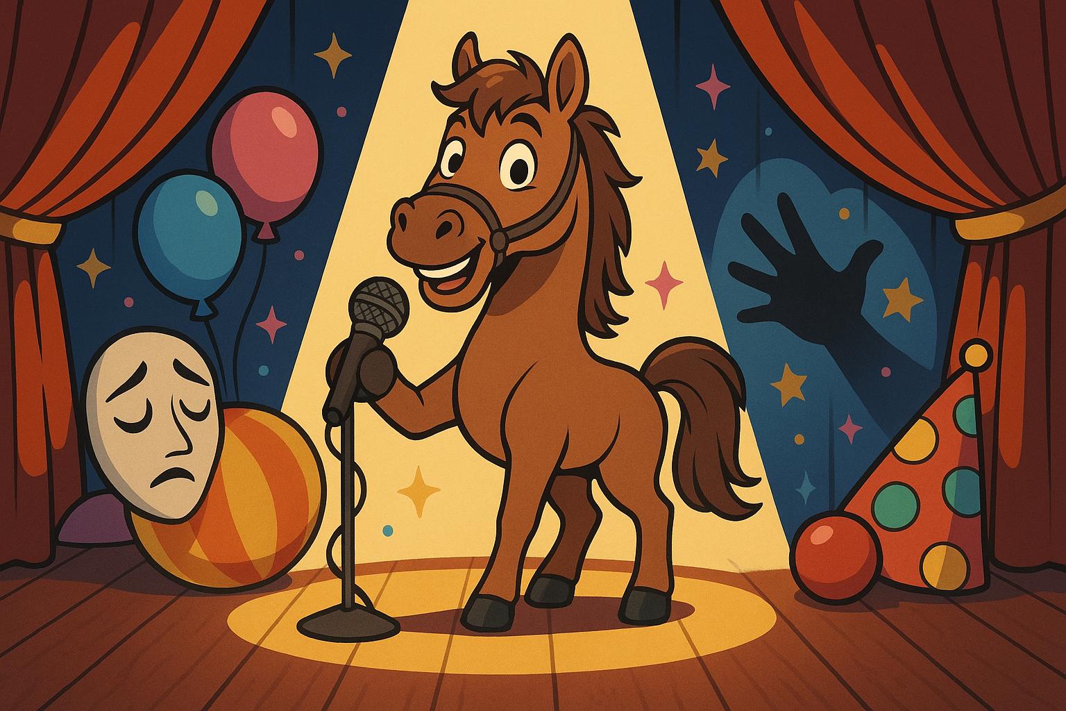 Elf Lyons premieres groundbreaking comedy show performed entirely by a horse