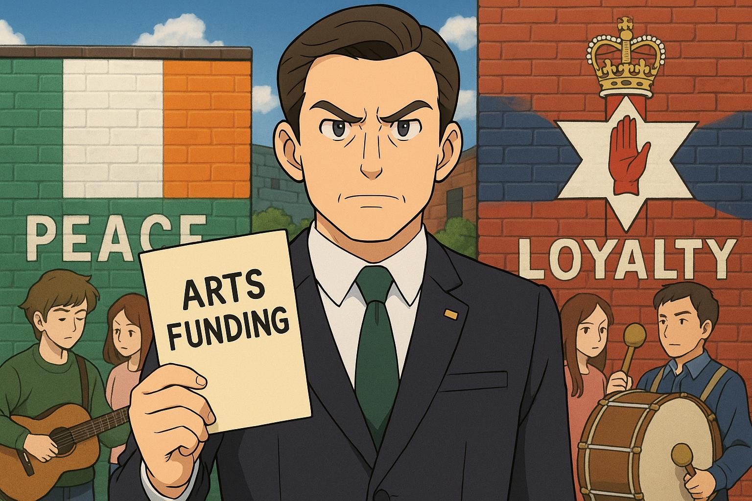 Gordon Lyons warns Arts Council over funding groups accused of disrespectful behaviour amid sectarian funding row