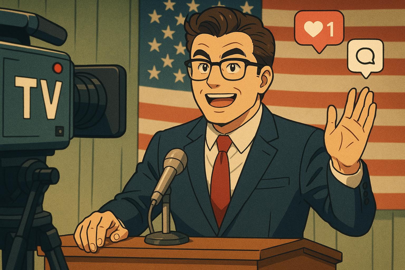 How politicians shifted from polished TV personas to raw social media authenticity