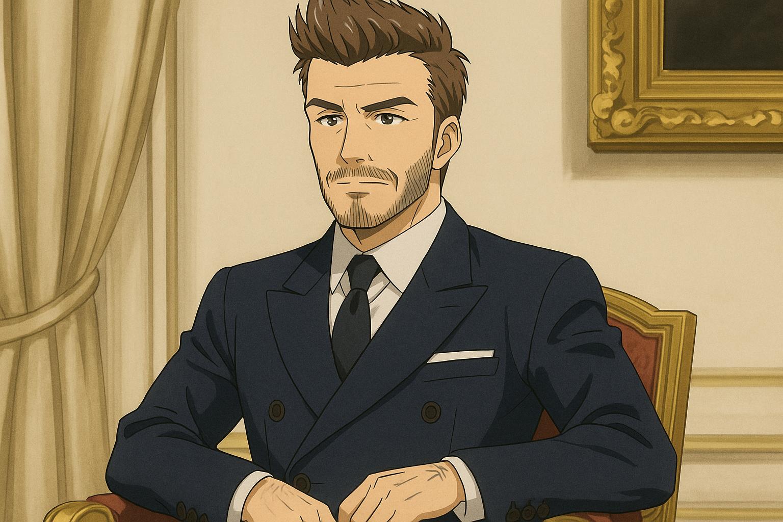 David Beckham adopts King Charles III’s style and mannerisms in royal transformation