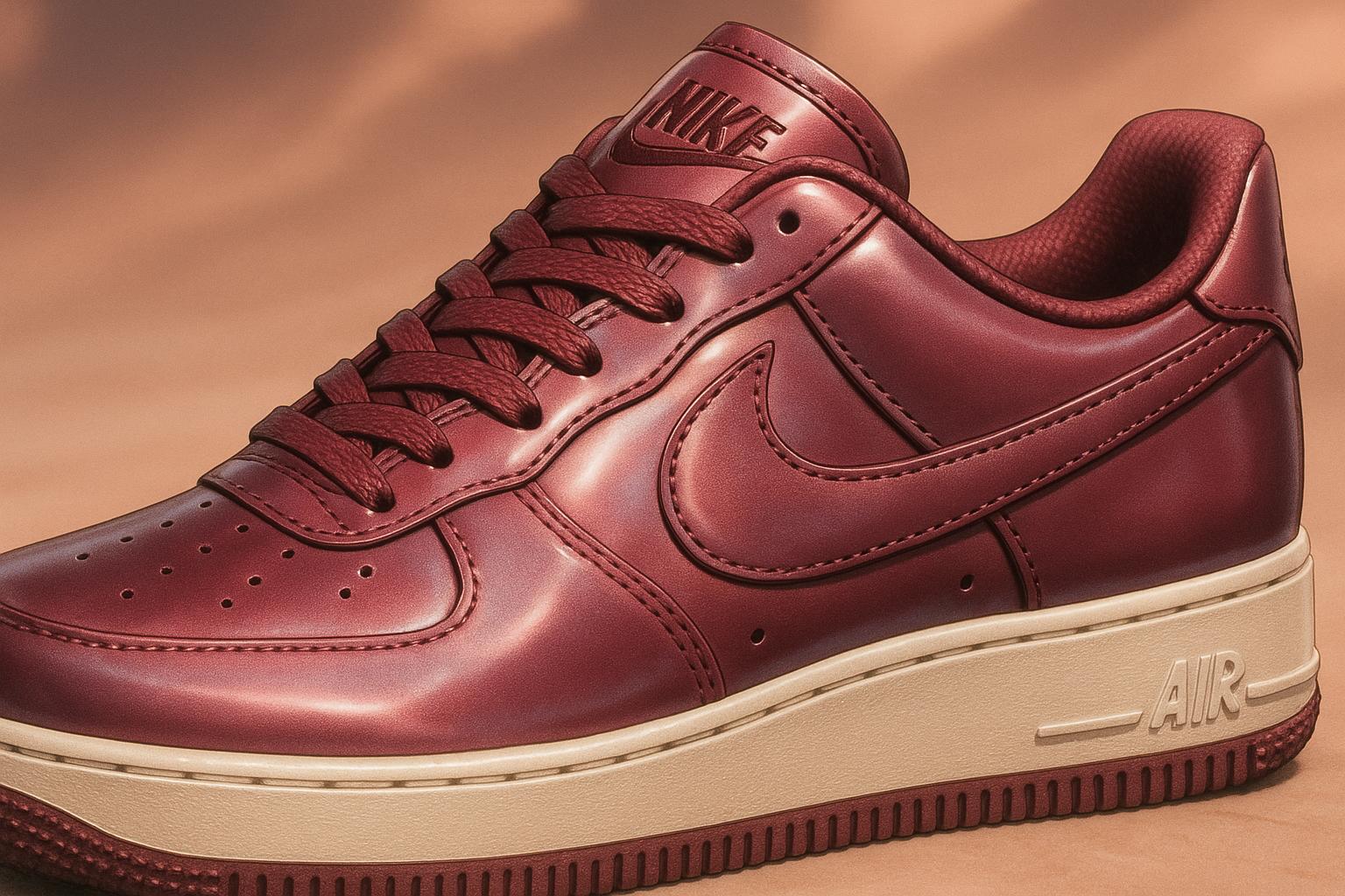 Nike’s Air Force 1 Soft Pearl colourway blends vintage charm with pearlescent modernity