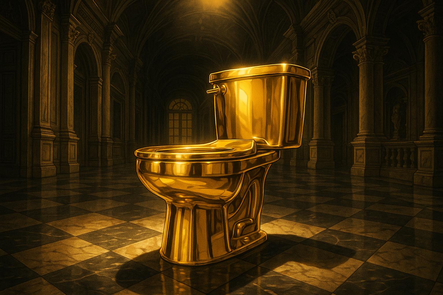 Outrage grows as suspended sentence shocks art crime experts in golden toilet case