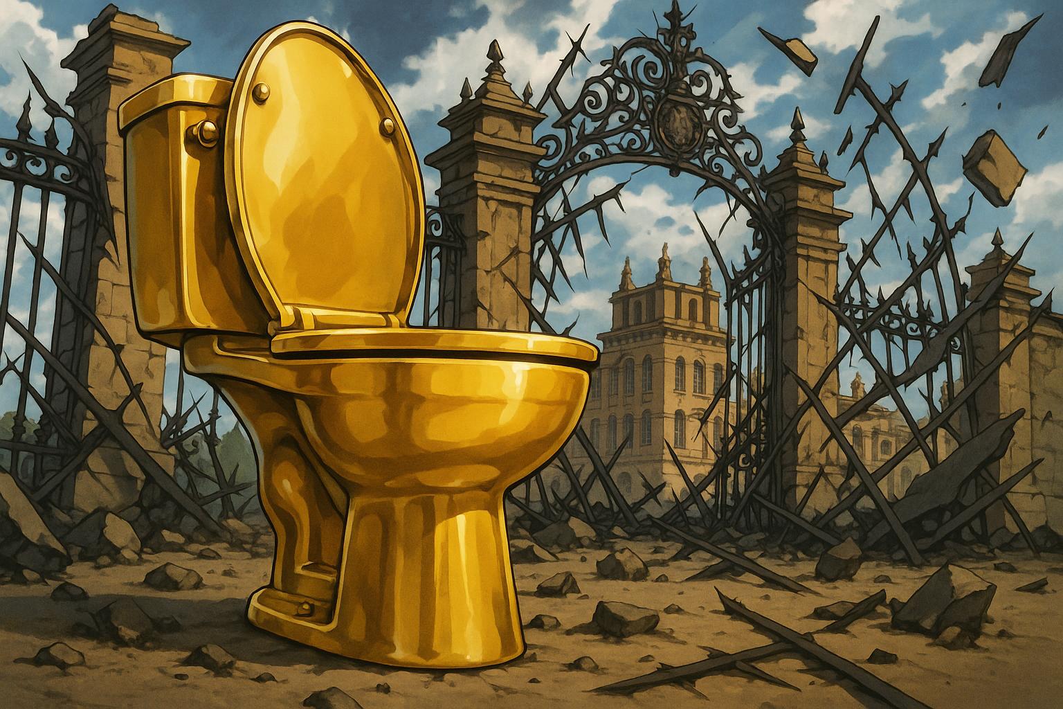Suspended sentence for gold toilet accomplice sparks outrage among art crime experts