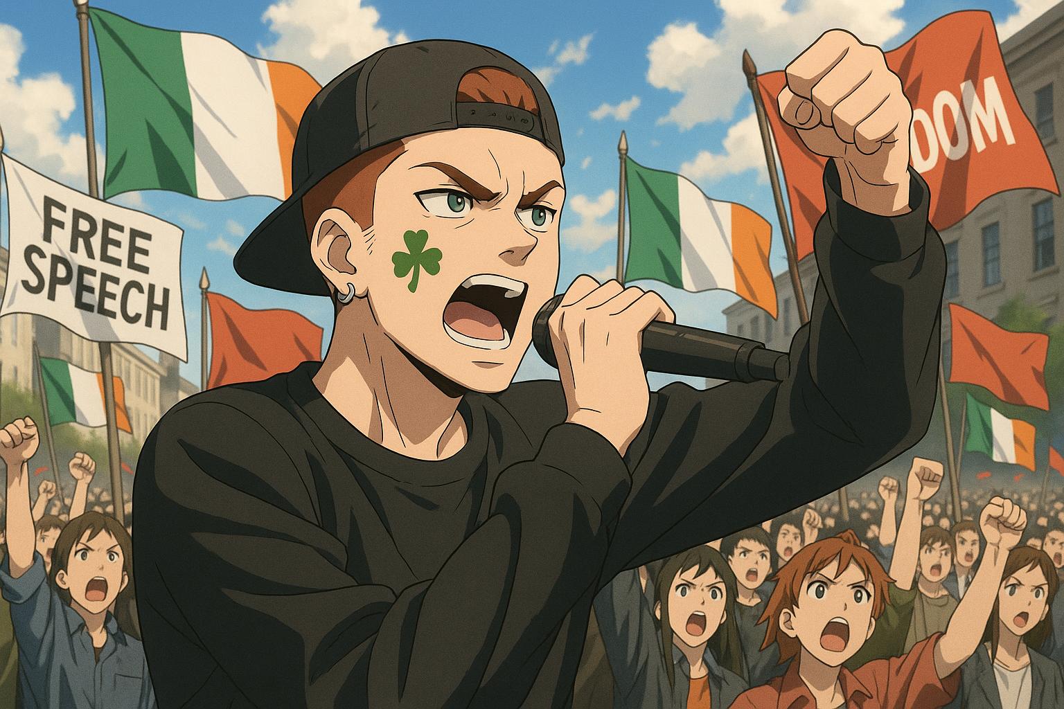Irish rap group Kneecap mobilises 20,000 fans amid terrorism charge controversy