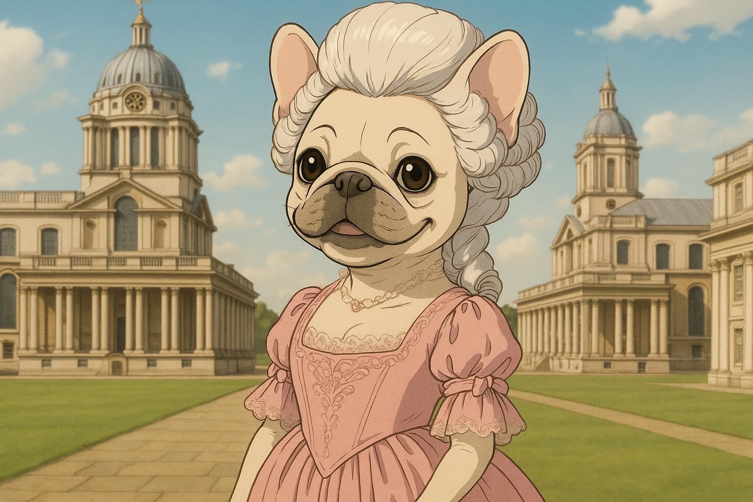 Greenwich Dog Show wows with Bridgerton-themed costumes at historic naval college
