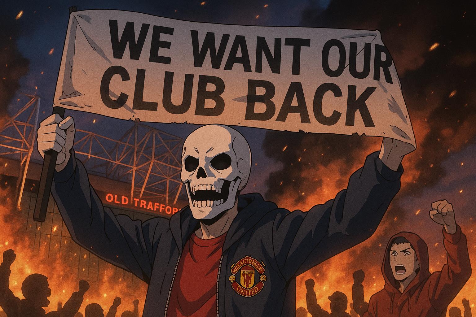 Manchester United fans stage renewed protest demanding end to Glazer ownership