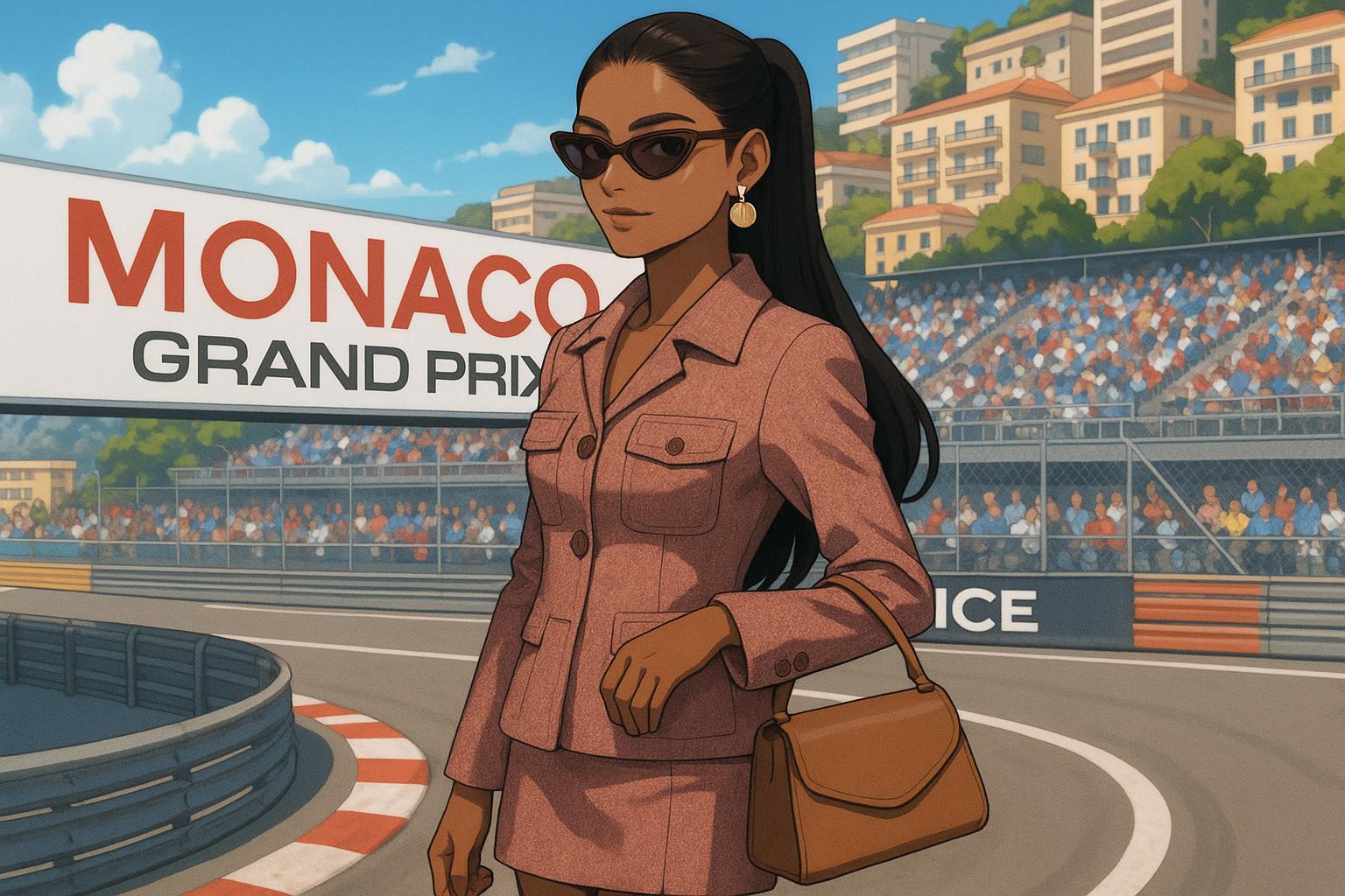 Simone Ashley champions sustainable style at Monaco Grand Prix amid Cannes dress code shake-up
