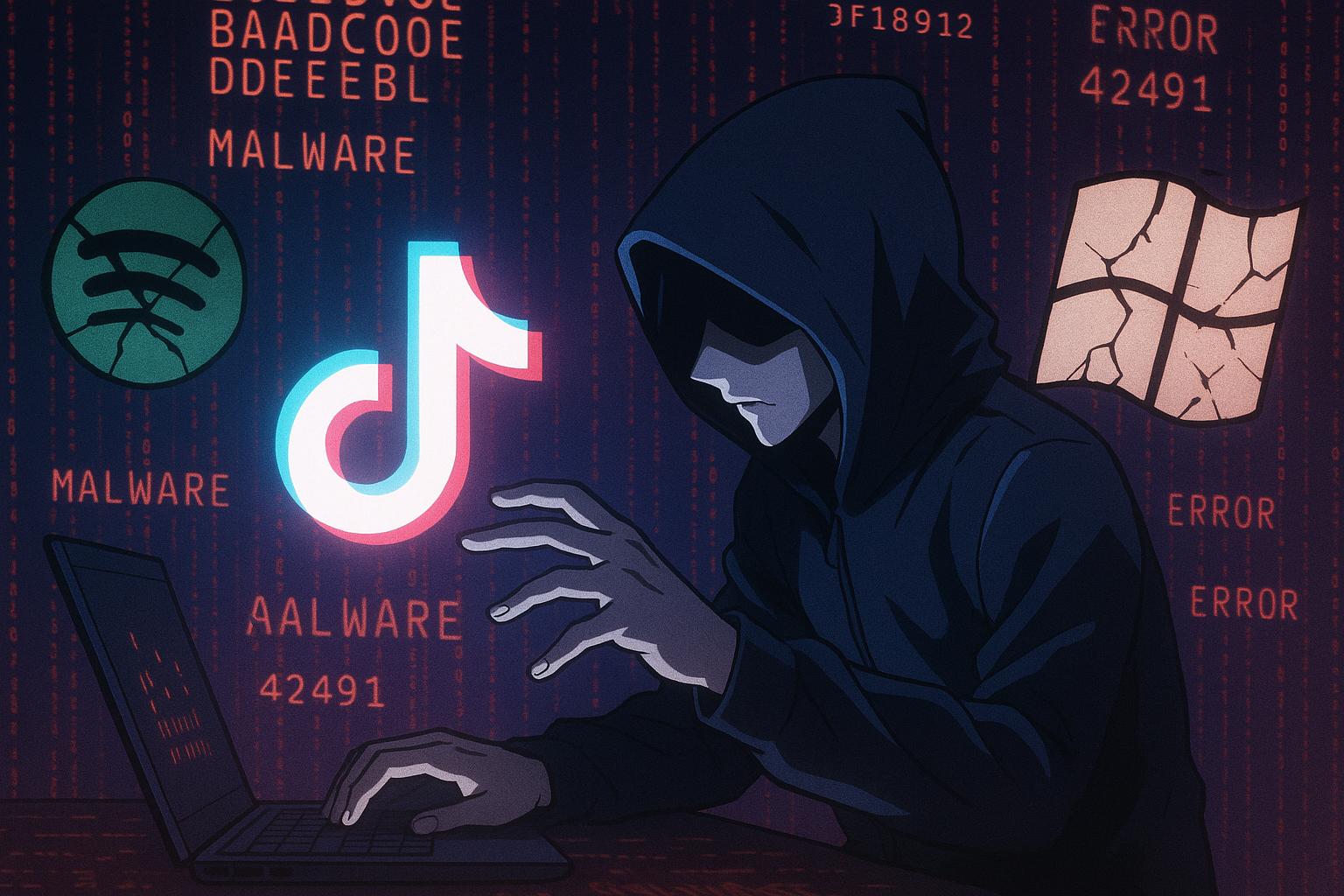 Hackers exploit TikTok videos to spread malware disguised as free Spotify and Windows offers