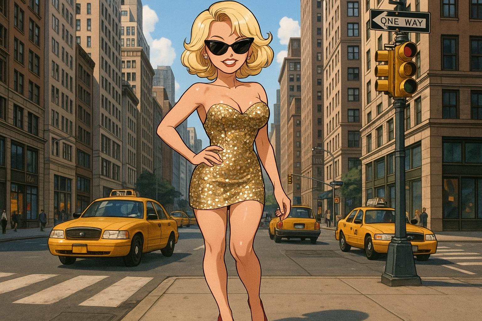 Pamela Anderson channels vintage glamour with bold new looks in New York