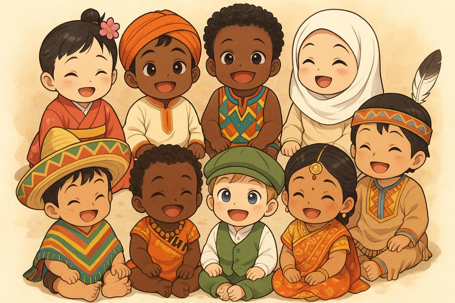 Baby names in the UK mirror rising cultural diversity and modern values in 2024