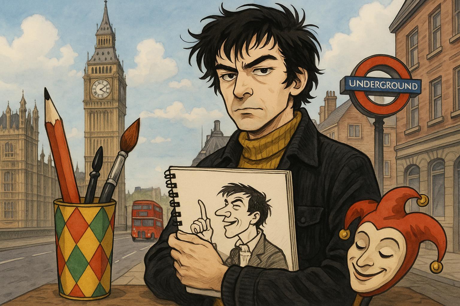 Barry Fantoni’s irreverent debut portrait sparked a cultural revolution in swinging London