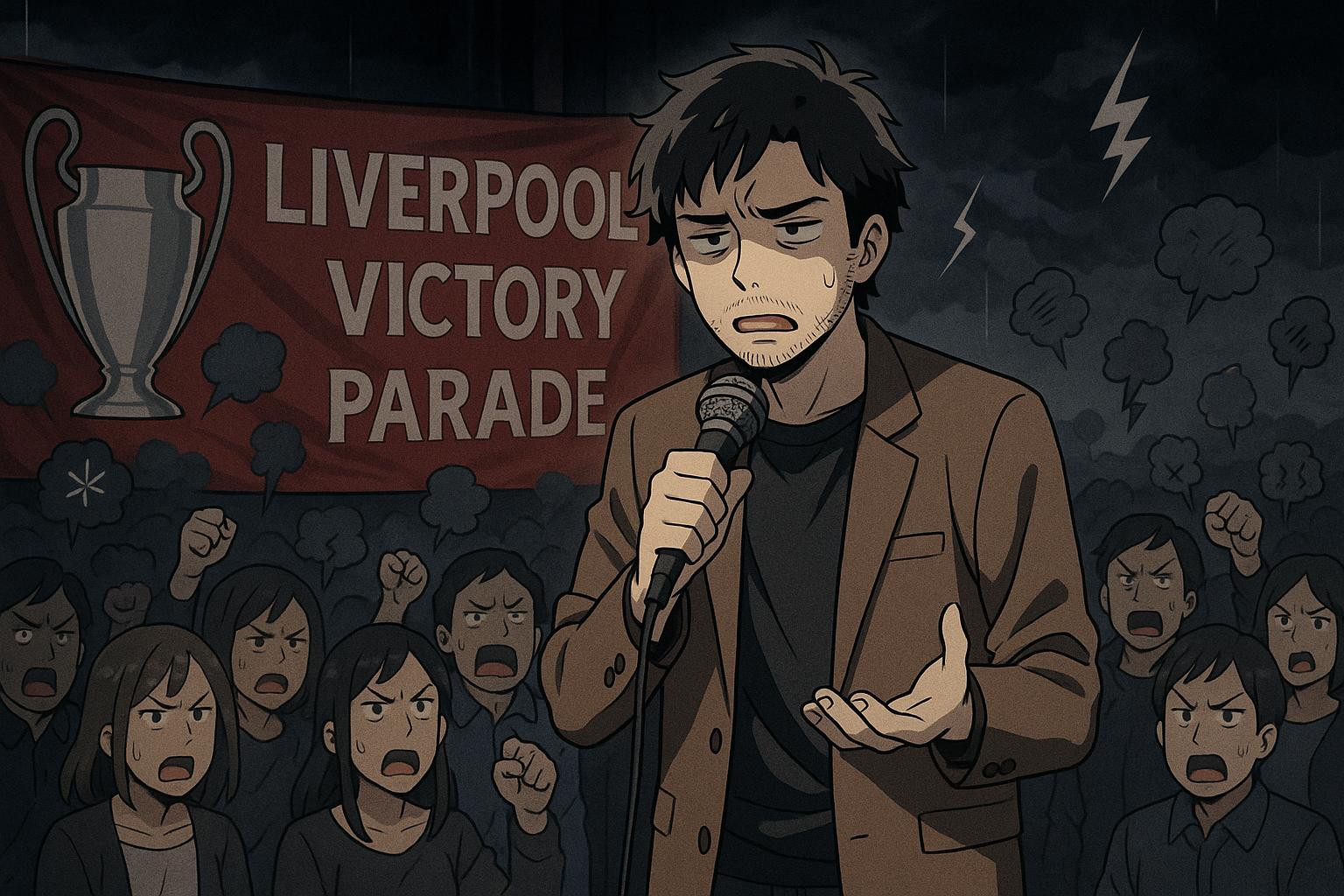 Comedian Andrew Lawrence sparks outrage with controversial take on Liverpool parade tragedy