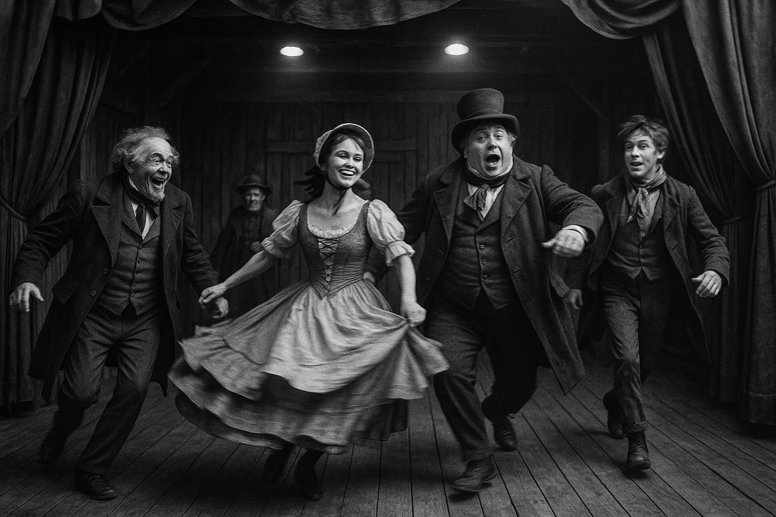 Unseen sketches reveal Charles Dickens’s lively theatre nights at Tavistock House