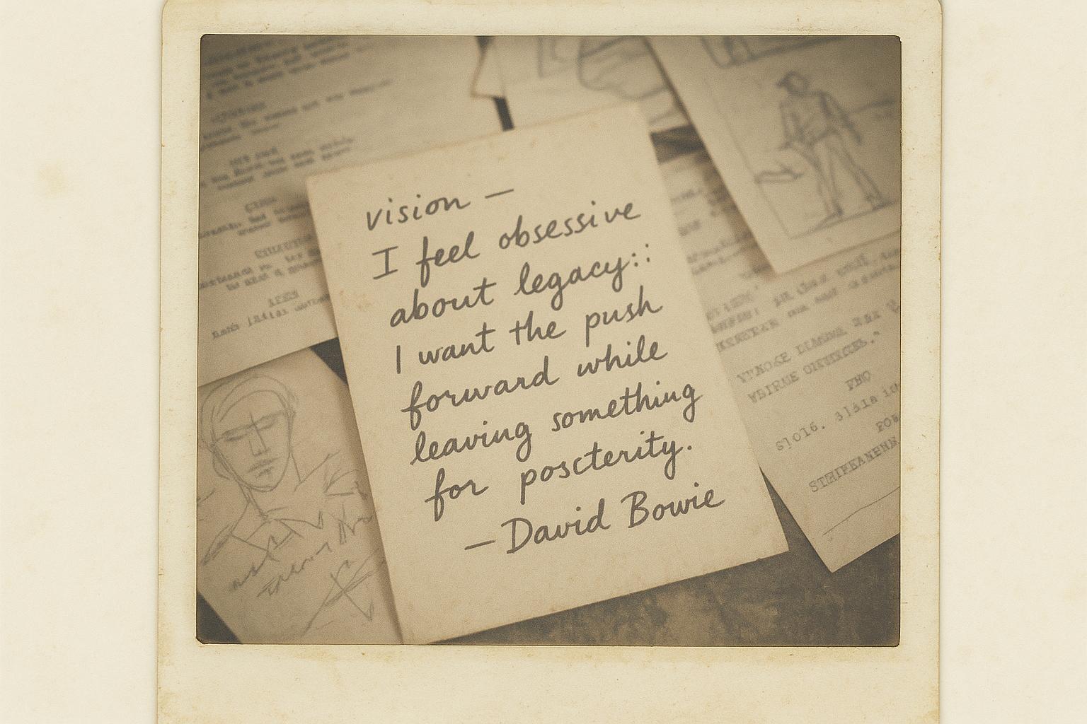 David Bowie’s meticulous archive reveals a profound dedication to his legacy ahead of the new V&A Centre opening