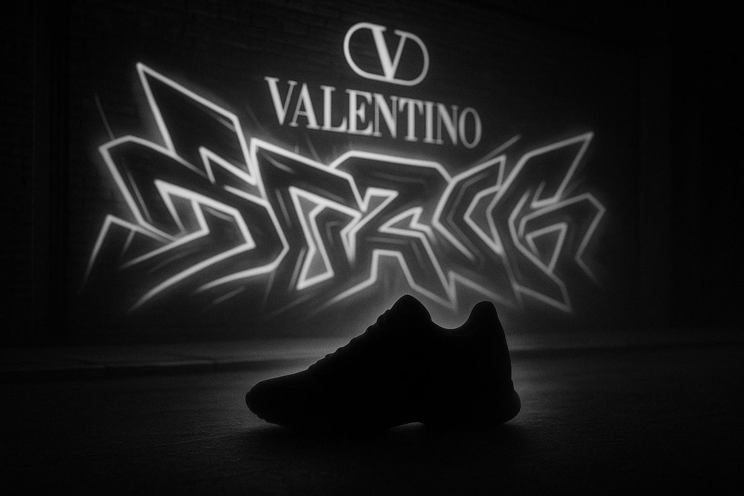 Valentino and Vans push creative boundaries with AI-generated campaign and couture sneaker collab