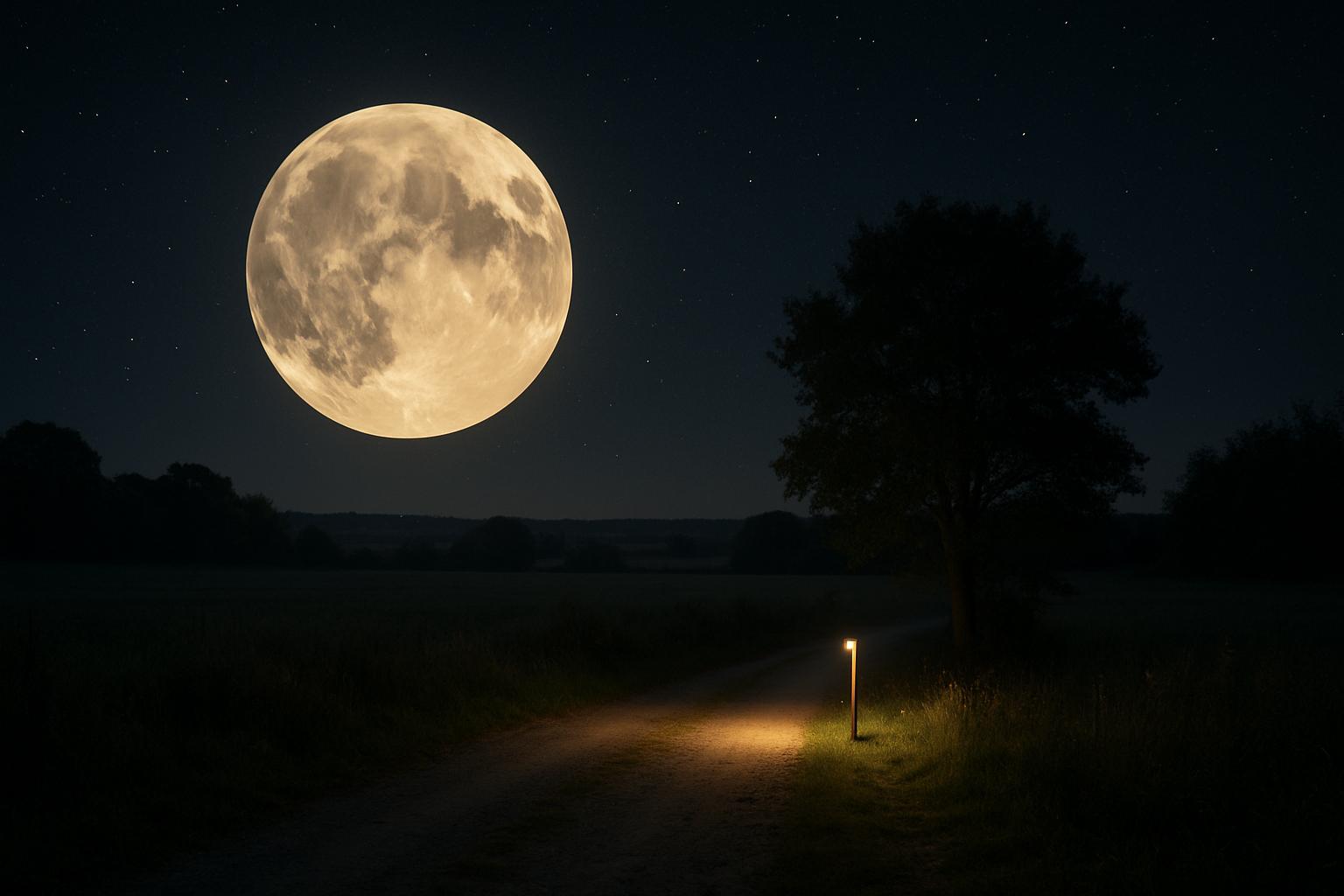 UK prepares for the largest and brightest Harvest Moon of the year in October