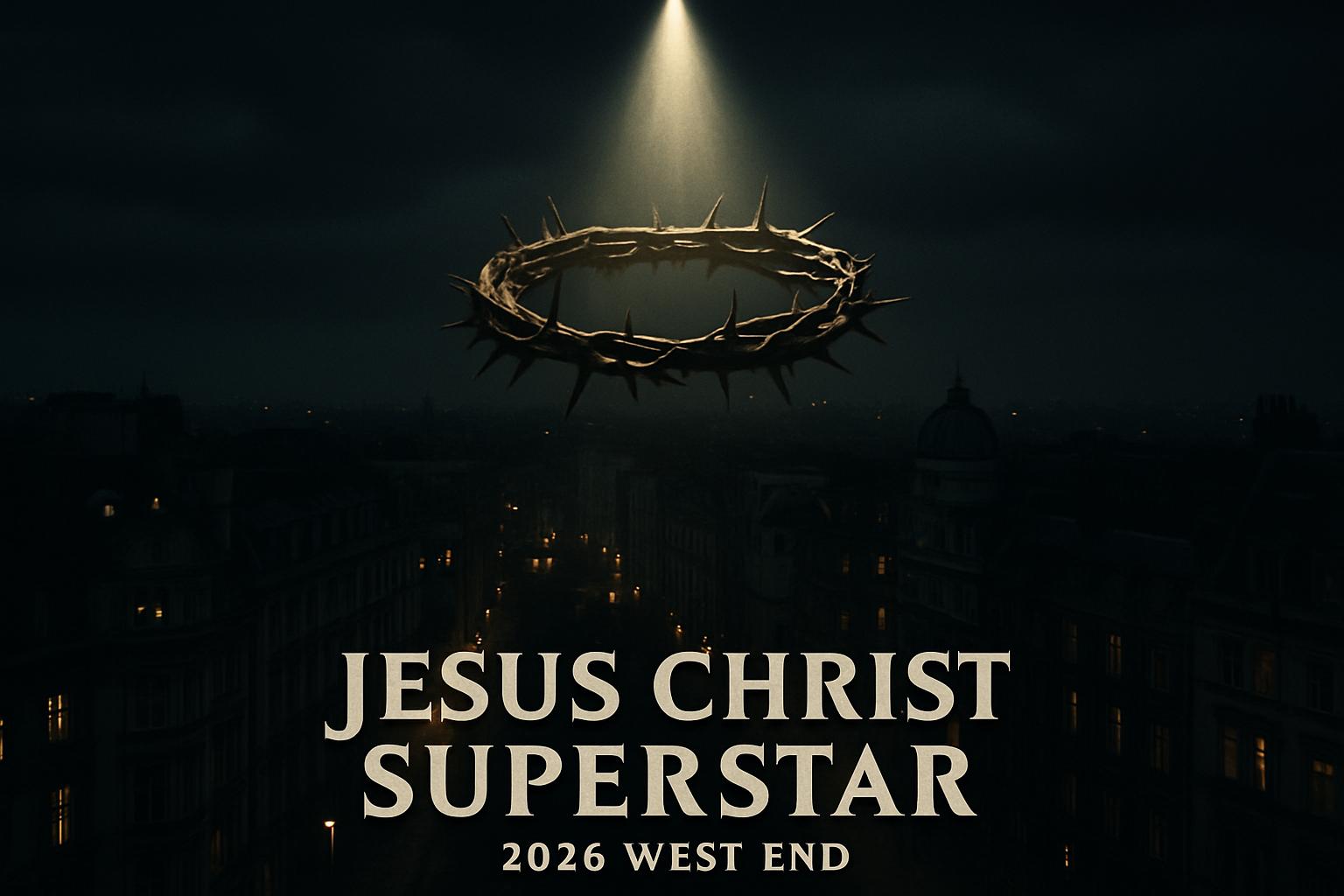 Sam Ryder to make his West End debut as Jesus in Andrew Lloyd Webber's *Jesus Christ Superstar*