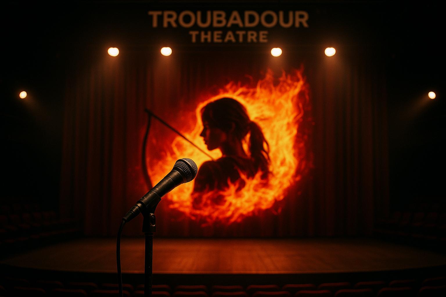 Jamie Carragher’s daughter Mia makes her stage debut as Katniss in The Hunger Games adaptation