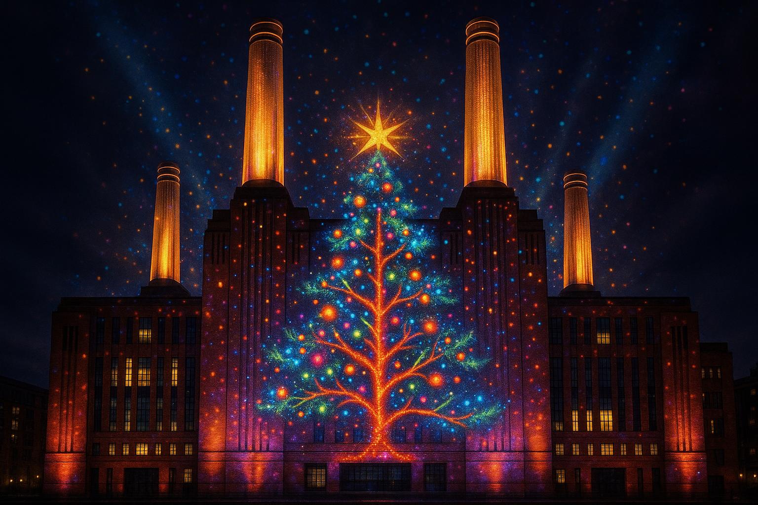 Apple’s festive competition invites UK residents to design digital Christmas trees for Battersea Power Station