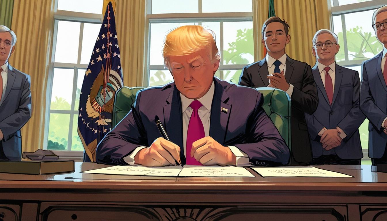 President Trump signs executive orders reshaping higher education policy