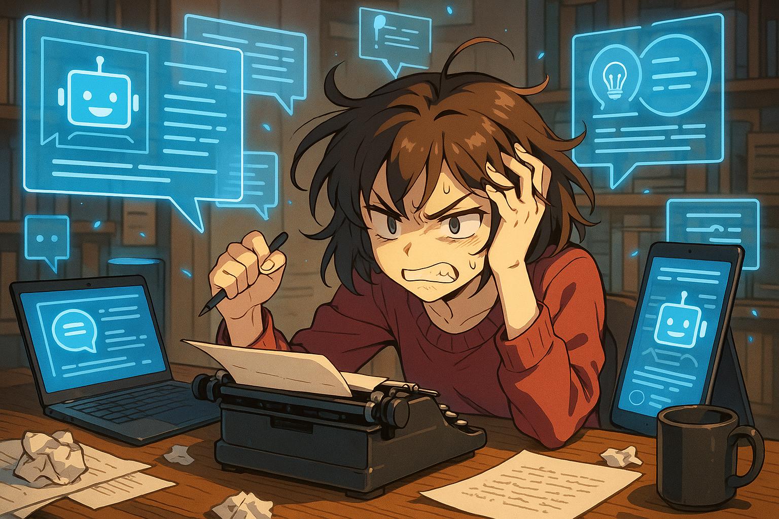 Writers navigate fractured creativity amid AI interruptions and opportunities