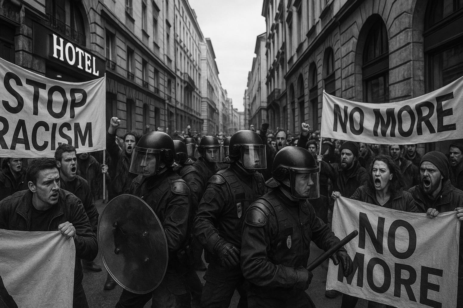 Unrest intensifies across UK as protests against asylum hotel housing escalate and polarise communities