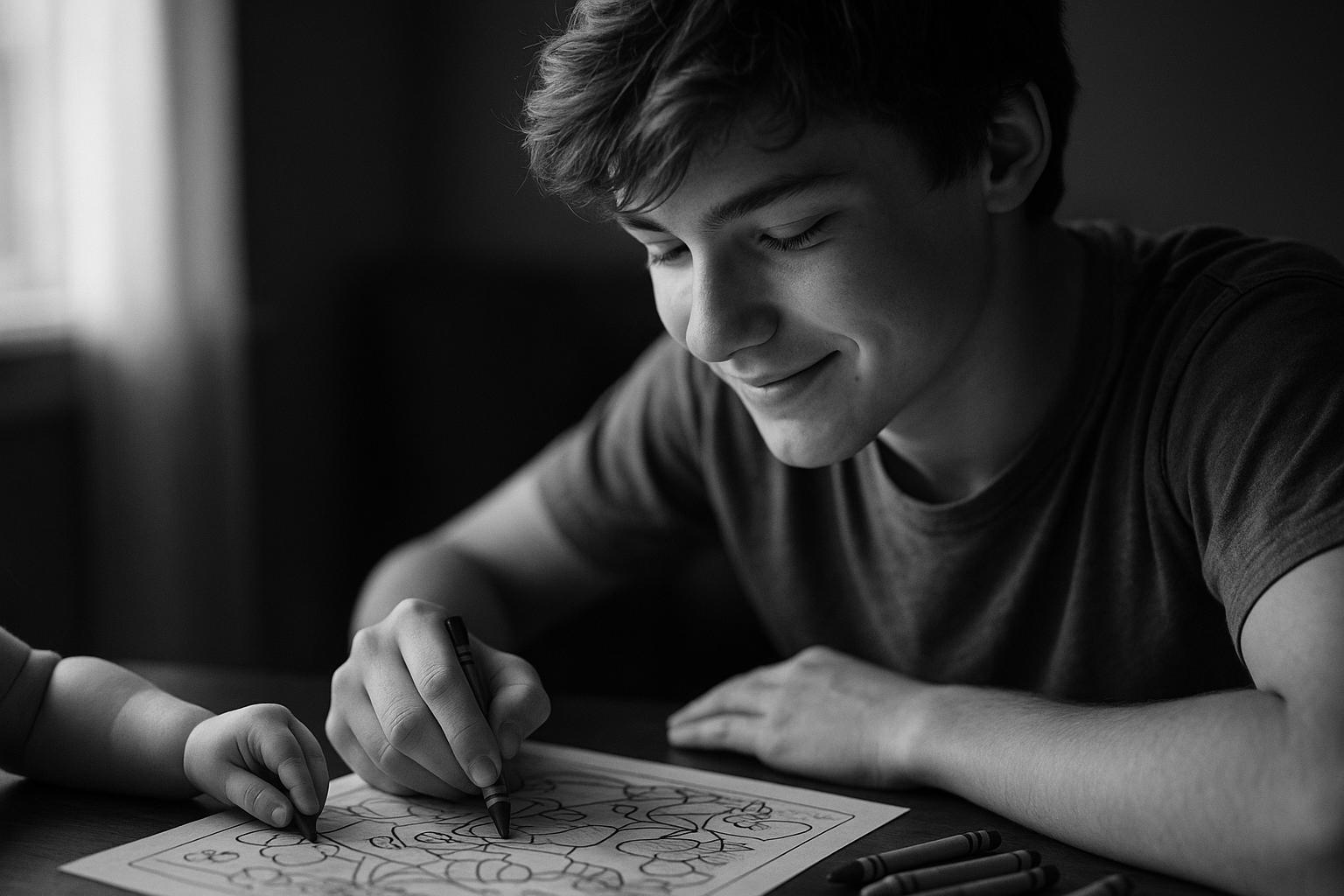 Mentoring scheme linking teenagers with toddlers shows promise in tackling school absenteeism