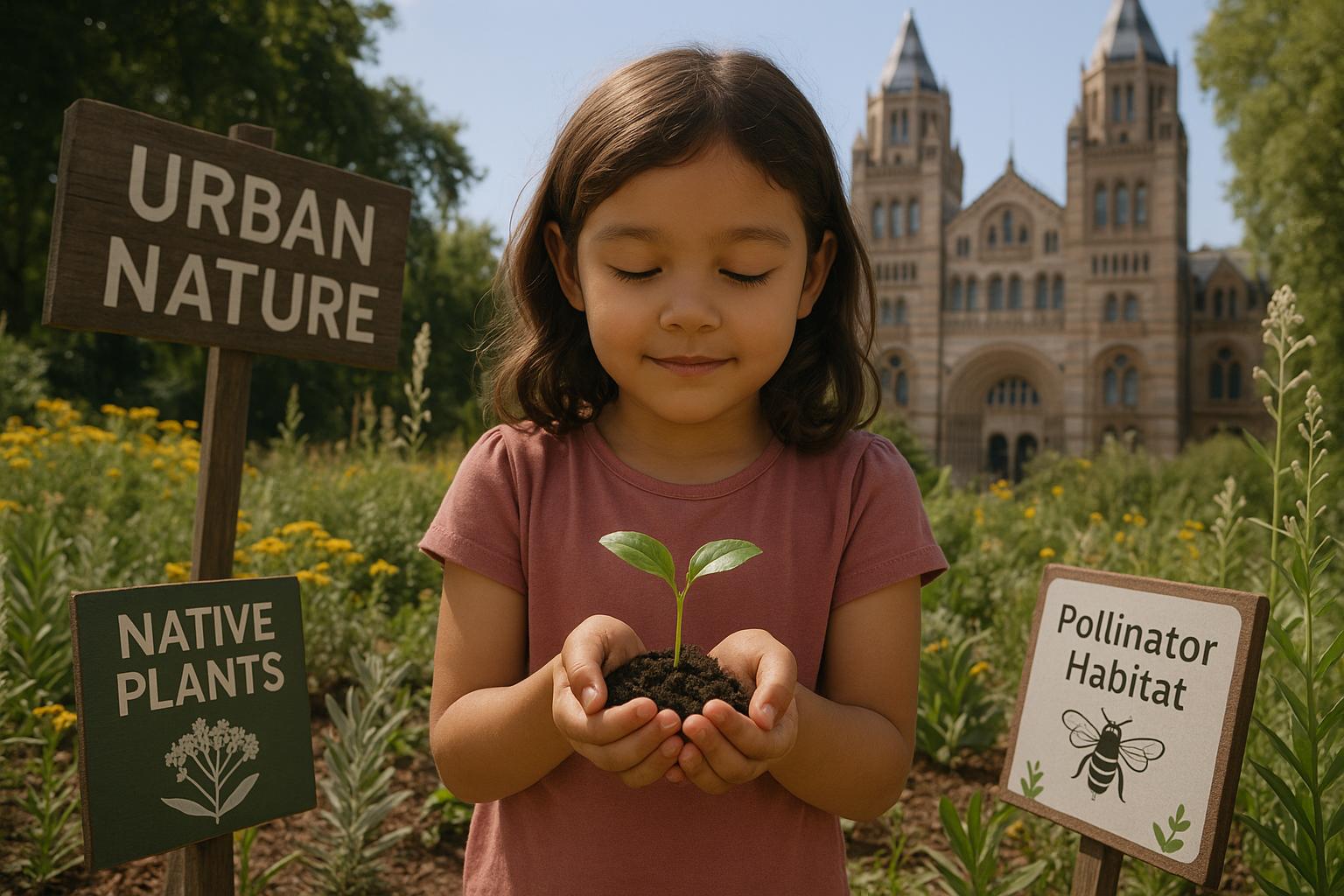 William and Kate visit new Natural History Museum gardens to promote urban biodiversity education