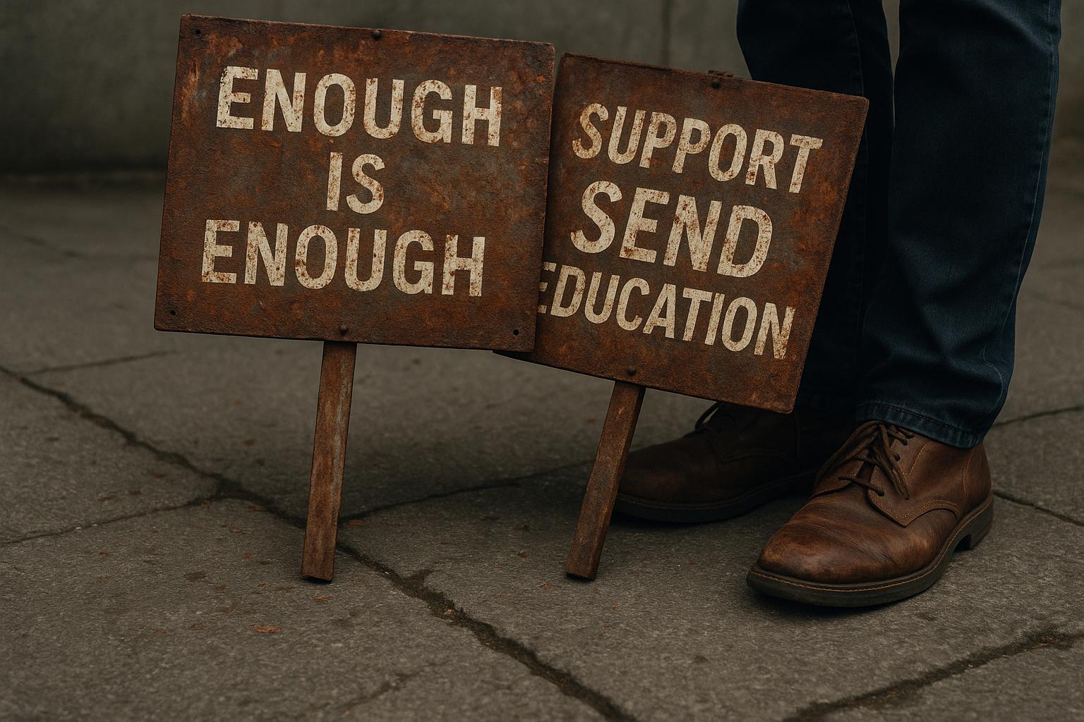 Parents protest as UK's SEND system faces overhaul amid rising crisis