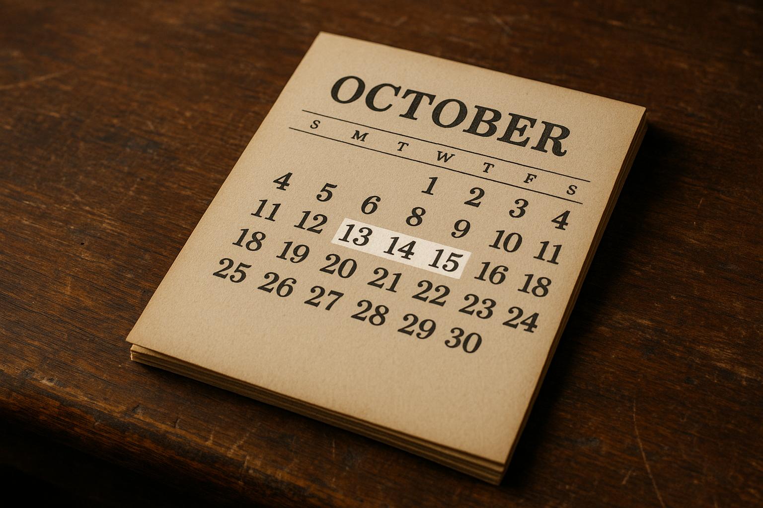 England's 2025/26 school calendar introduces early October half-term amid shifting regional start dates