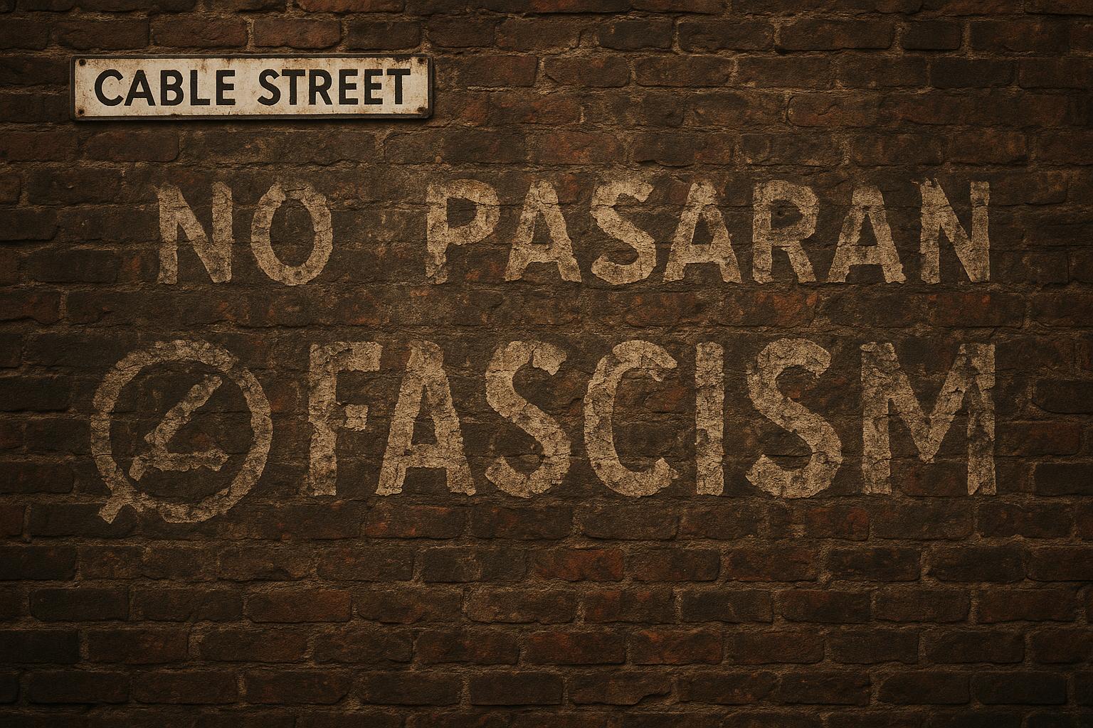 East End resists far-right resurgence amid echoes of 1930s battle at Cable Street