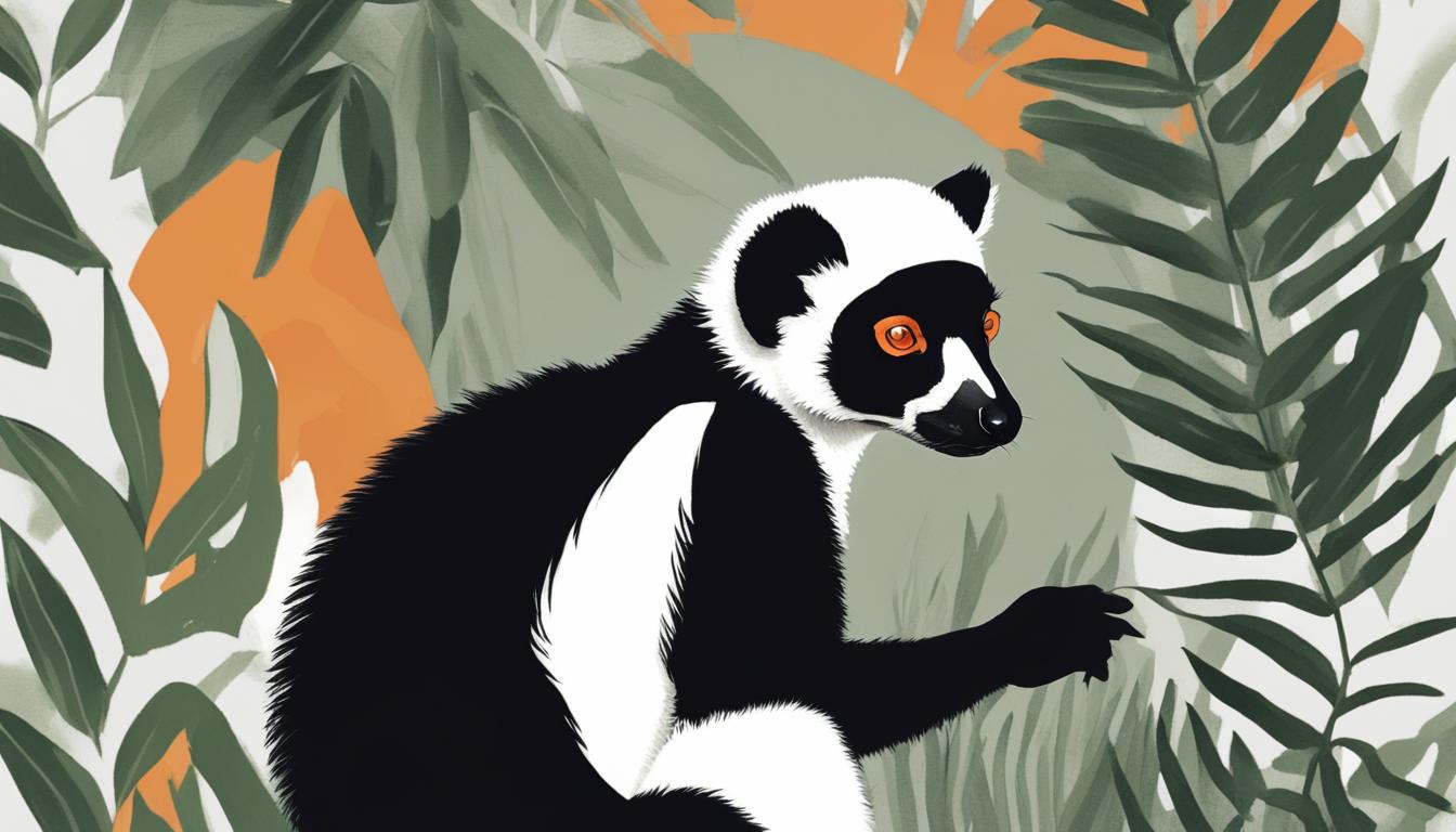 Rare Black-and-White Ruffed Lemur Pups Born at Blair Drummond Safari Park